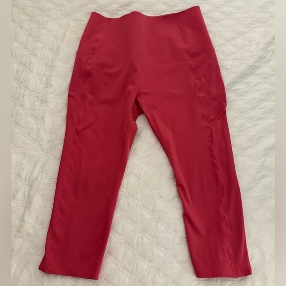 Sweaty Betty Super Power crop Length High Waisted Leggings Pink. Size XXL - Picture 4 of 11